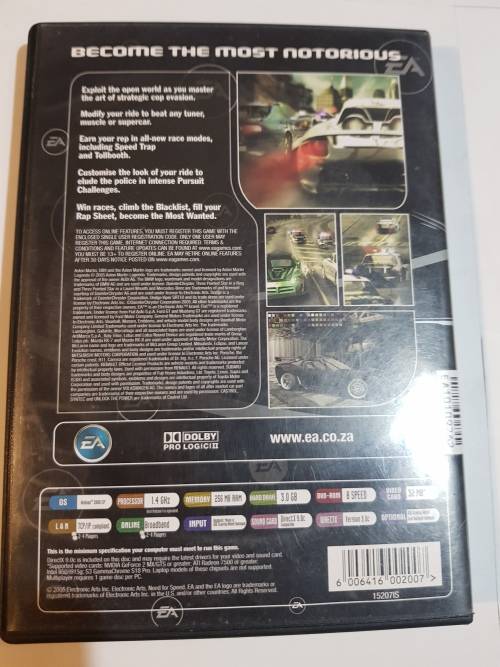 Need For Speed, Most Wanted PC CD
