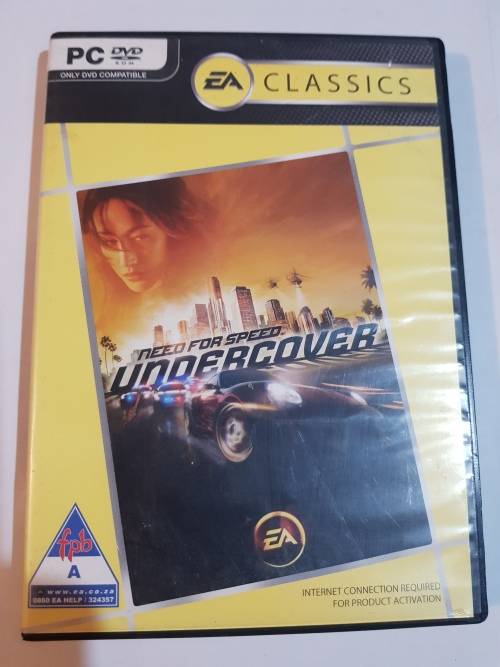 Need For Speed, Undercover PC DVD
