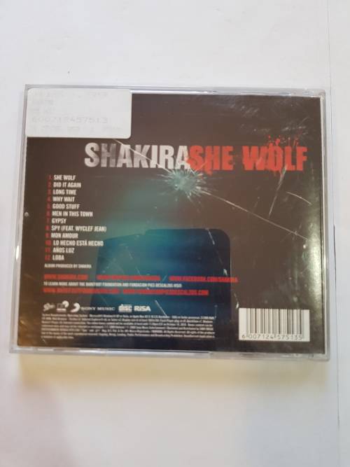 Shakira, She Wolf CD