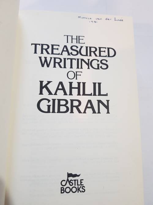 The Treasured Writings Of Kahlil Gibran