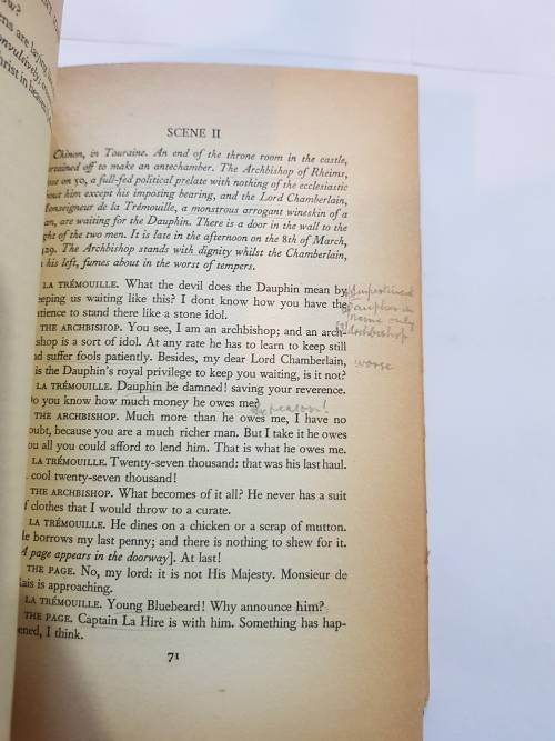 Saint Joan by Bernard Shaw, 1953