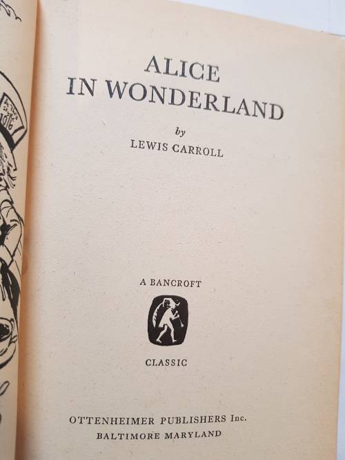 Alice in Wonderland by Lewis Carrol, Hardcover