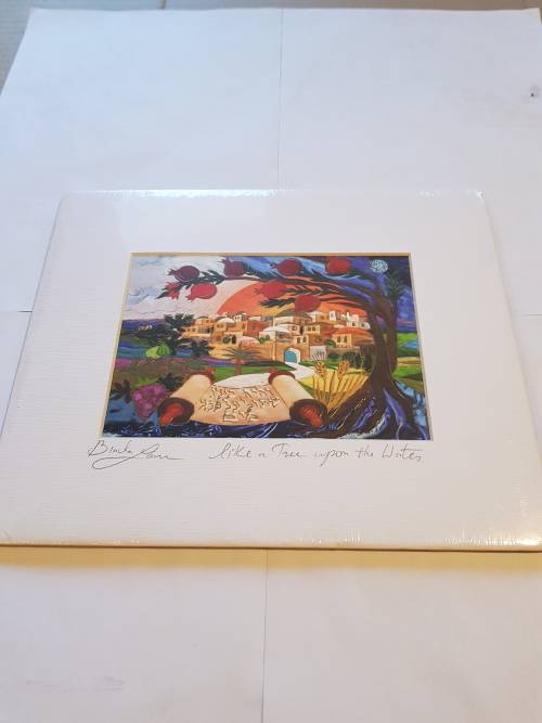 Bracha Lavee-Brym, Like a Tree Upon the Water, Signed Print