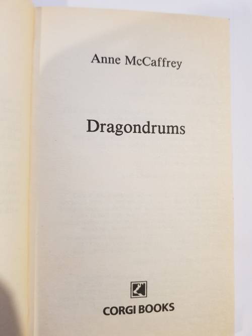 Dragondrums by Anne McCaffrey