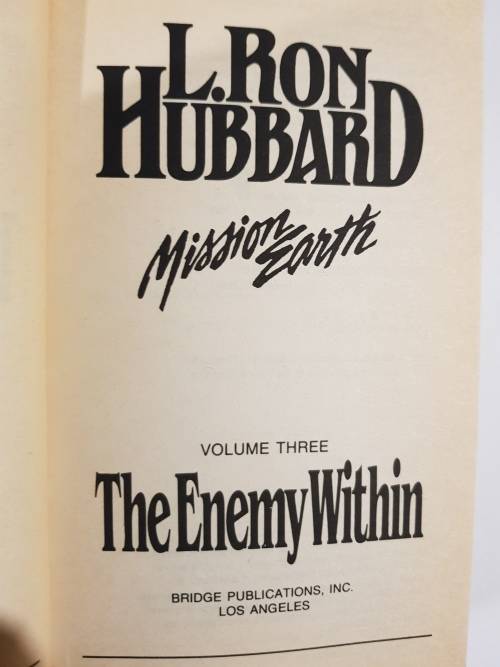 L. Ron Hubbard, The Enemy Within, Mission Earth Volume 3