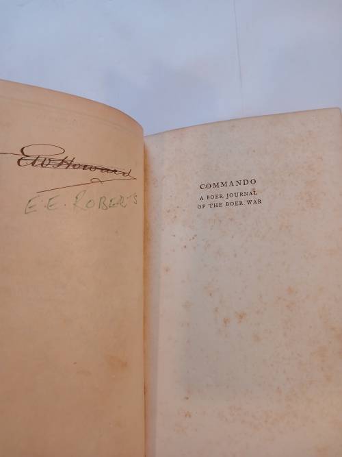 Commando, A Boer Journal of the Boer War by Deneys Reitz, 1929