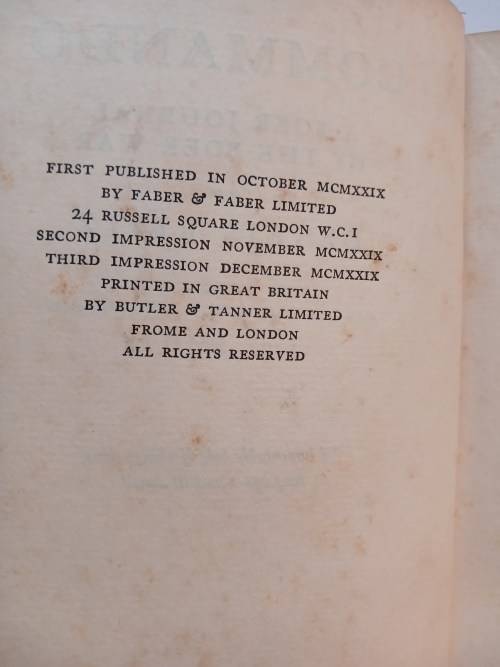 Commando, A Boer Journal of the Boer War by Deneys Reitz, 1929