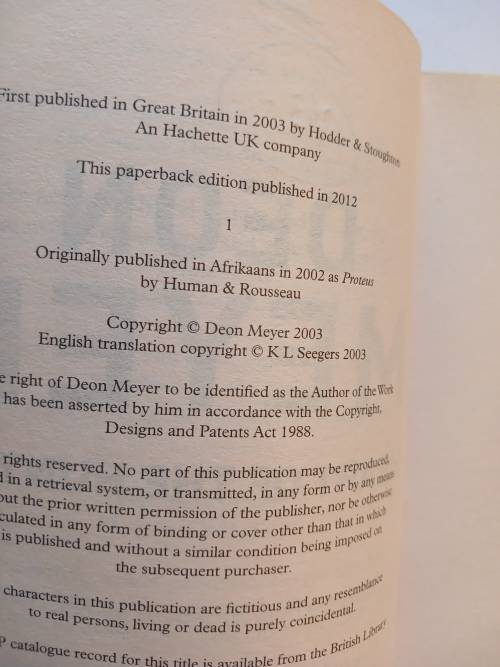 Heart of the Hunter by Deon Meyer