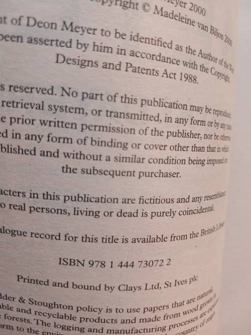 Dead at Daybreak by Deon Meyer