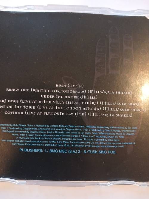 Kula:Shaker, Hush CD Simgle