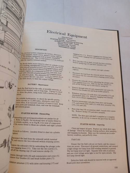 Chrysler Valiant VE-VG-H Series, Intereurope, Workshop Manual