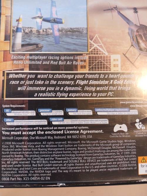 Microsoft Flight Simulator X, Gold Edition PC DVD