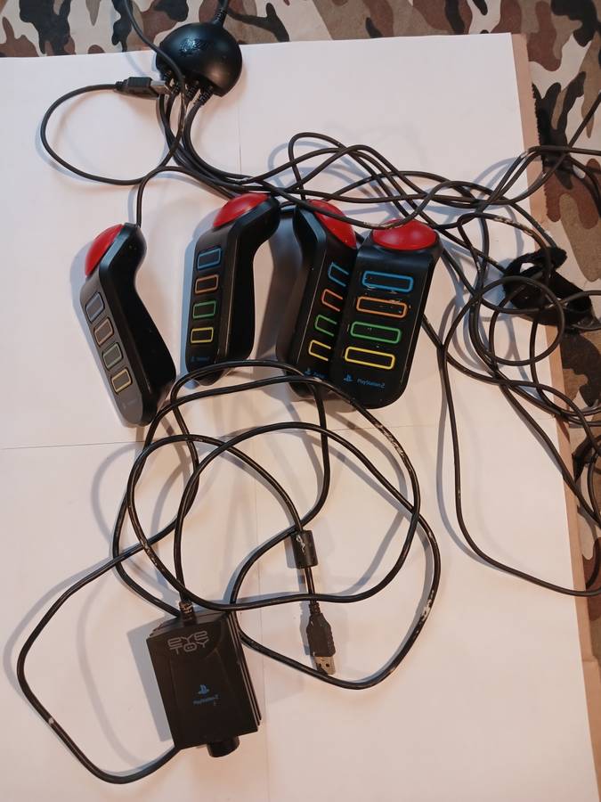 Playstation 2, PS2, Buzzer and Camera