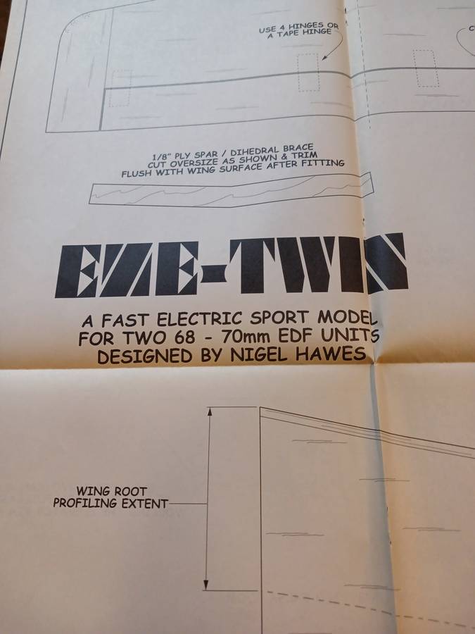 Eze-Twin designed by Nigel Hawes: Plan/Blueprint