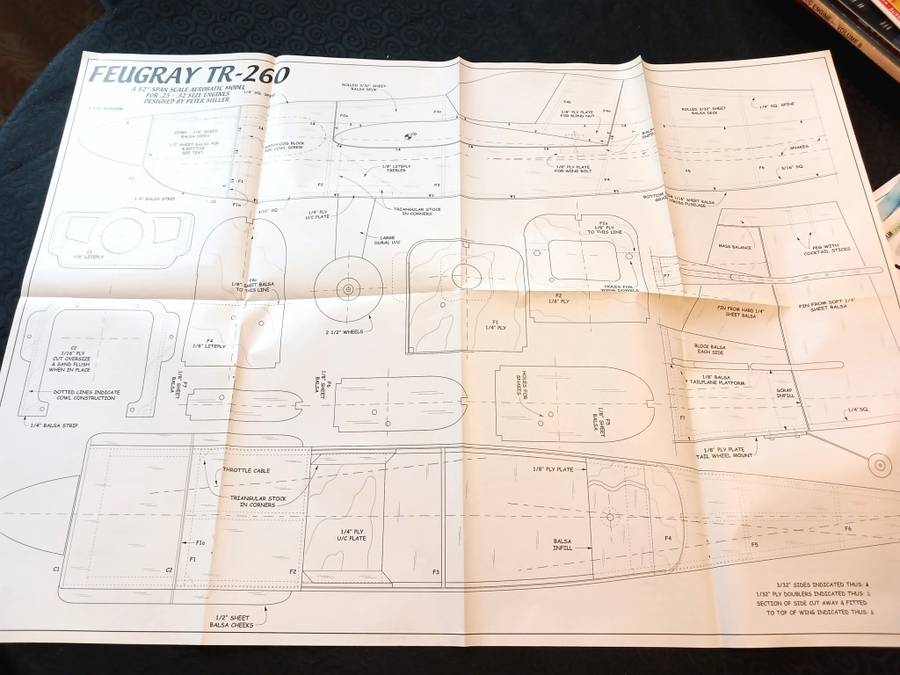 Feugray TR-260 designed by Peter Miller: Plan/Blueprint