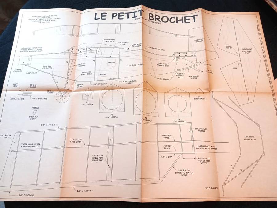 Le Petit Brochet designed by Peter Rake: Plan/Blueprint
