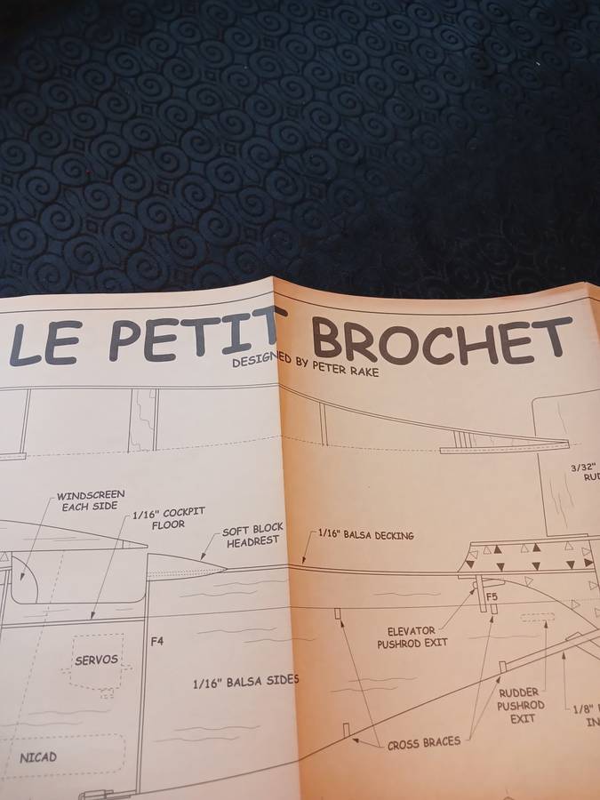 Le Petit Brochet designed by Peter Rake: Plan/Blueprint