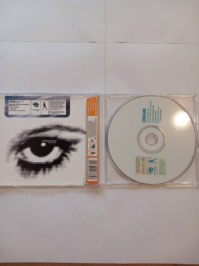 Chicane featuring Bryan Adams, Don`t Give Up CD single
