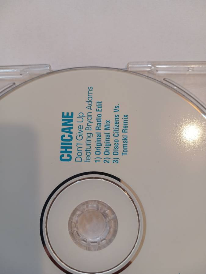 Chicane featuring Bryan Adams, Don`t Give Up CD single