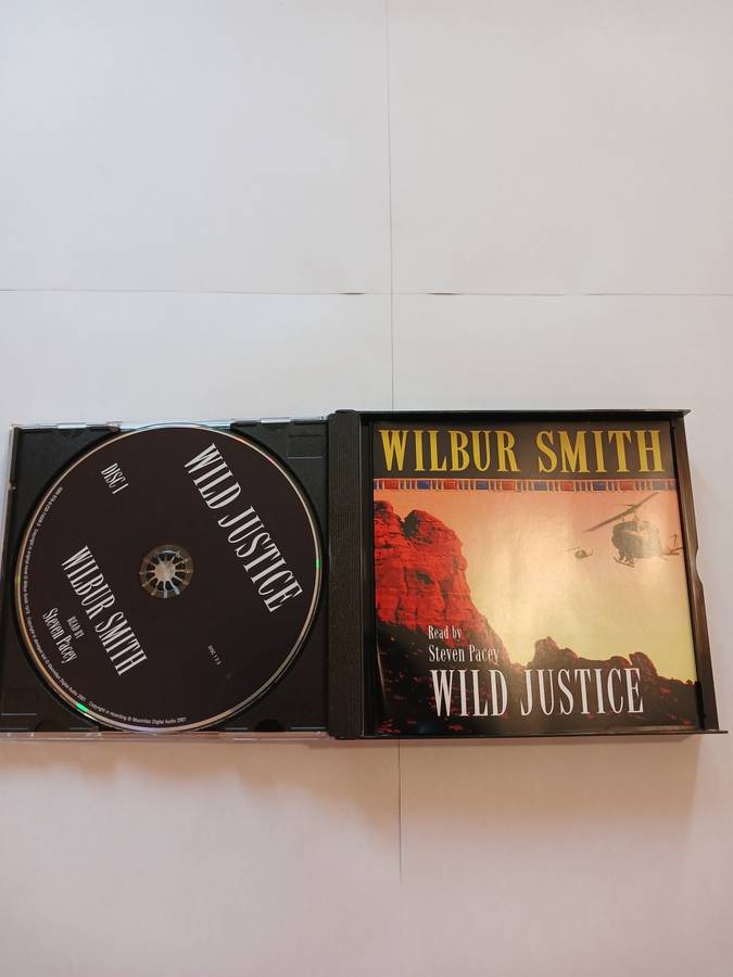 Wilbur Smith, Wild Justice read by Steven Pacey, 3 x CD, Digital Audio