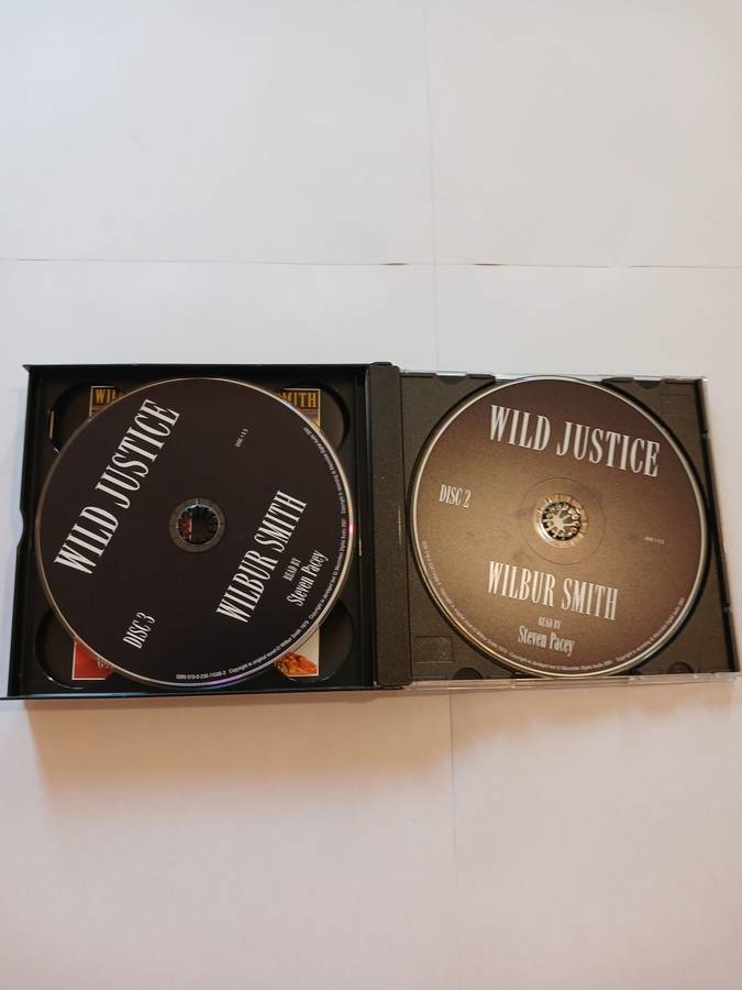 Wilbur Smith, Wild Justice read by Steven Pacey, 3 x CD, Digital Audio