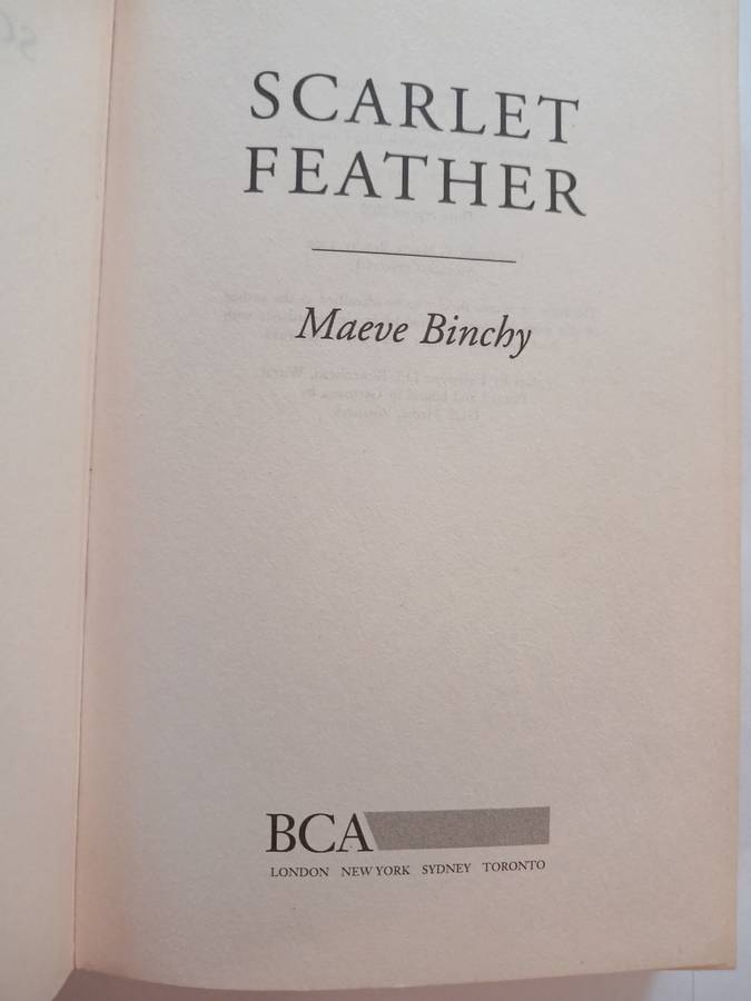 Scarlet Feather by Maeve Binchy