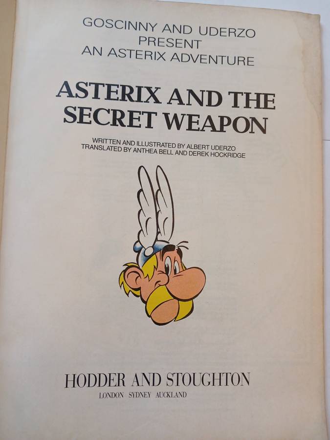 Asterix and the Secret Weapon by Goscinny and Uderzo, 1993