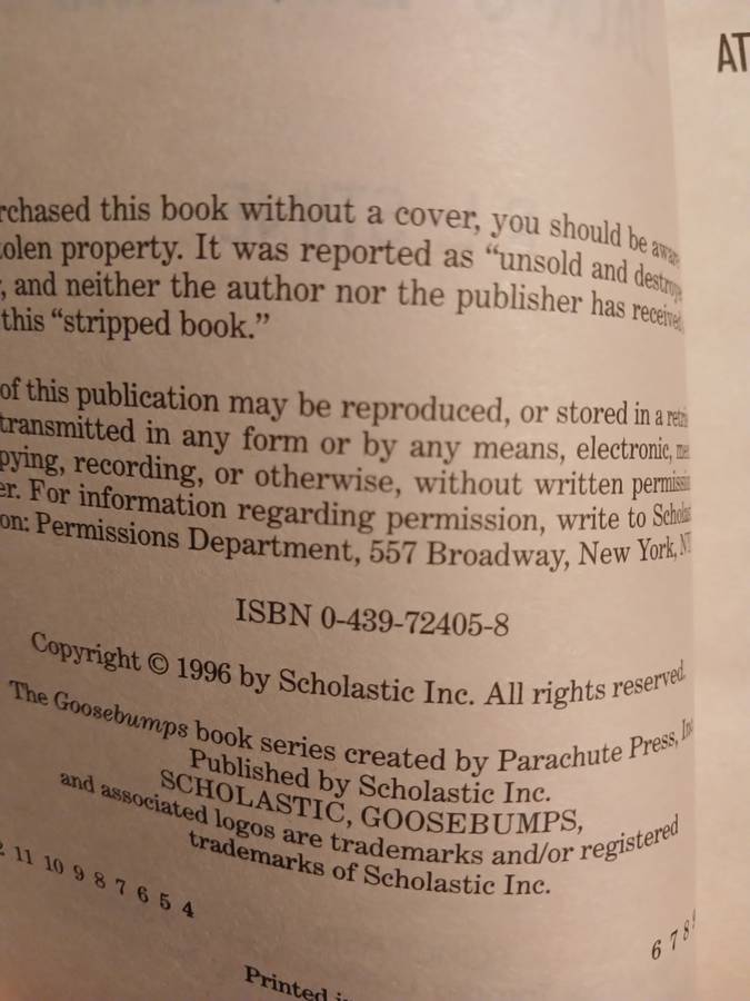 Goosebumps, Attack of the Jack-O`-Lanterns by R.L. Stine