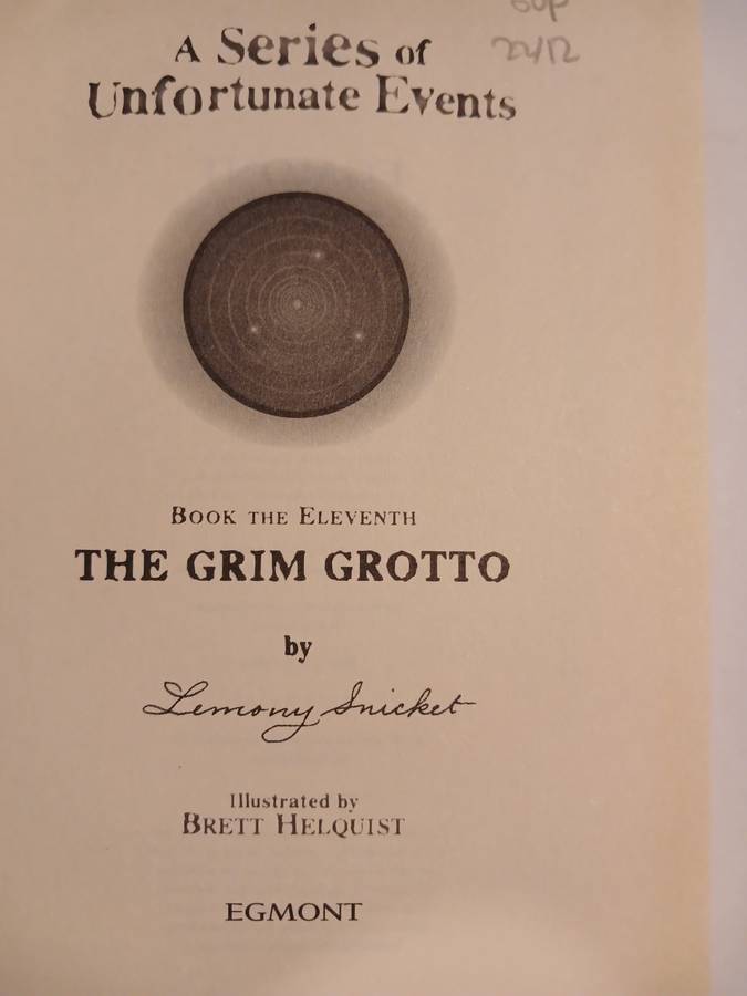 A Series of Unfortunate Events, Book the Eleventh, The Grim Grotto by Lemony Snicket