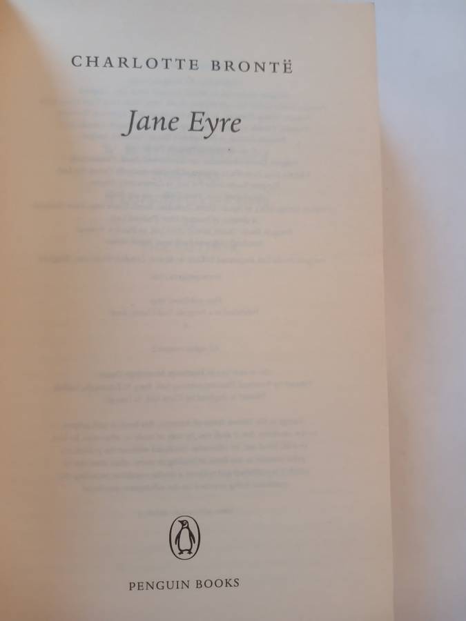 Jane Eyre by Charlotte Bronte