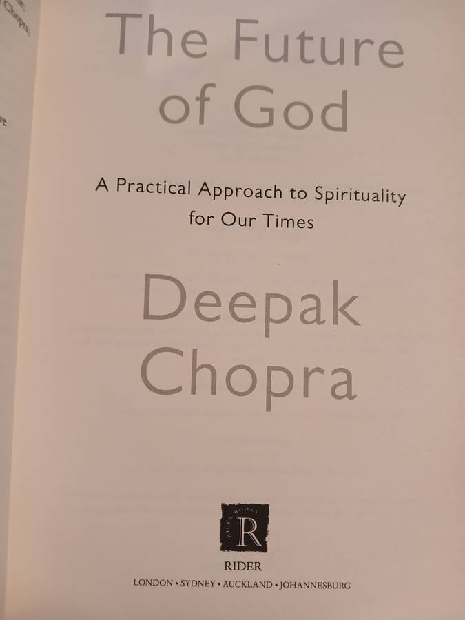 The Future of God by Deepak Chopra
