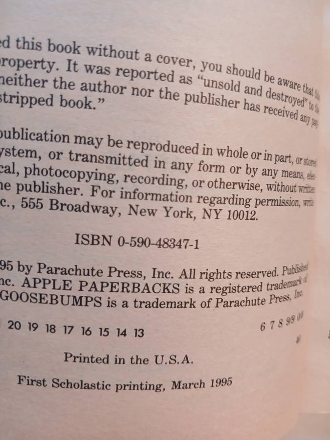 Goosebumps, Monster Blood III by R.L. Stine