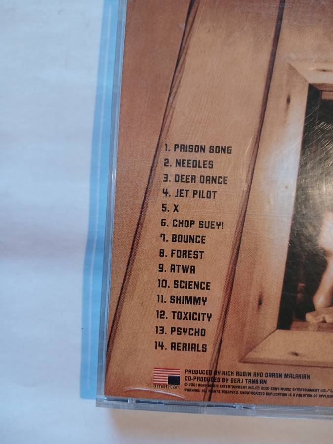 System of a Down, Toxicity CD