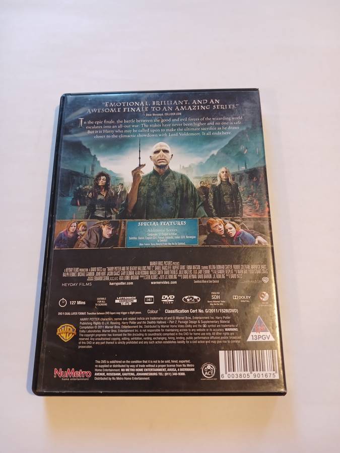Harry Potter and the Deathly Hallows Part 2 DVD