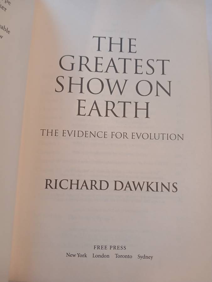 The Greatest Show on Earth by Richard Dawkins