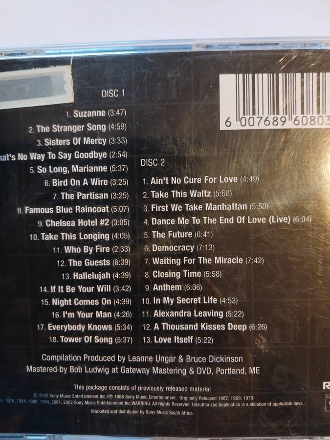 Leonard Cohen, The Essential, 2 x CD