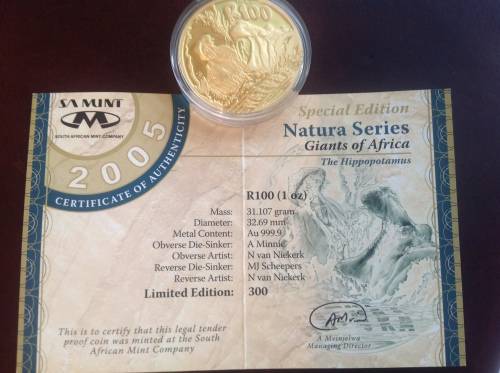 Natura series Giants of Africa Hippo