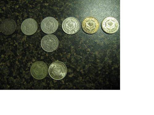 A COLLECTION OF 9 X 6 PENCE COINS!!! VARIOUS YEARS!!
