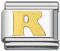 Italian Charm Links - Letter R