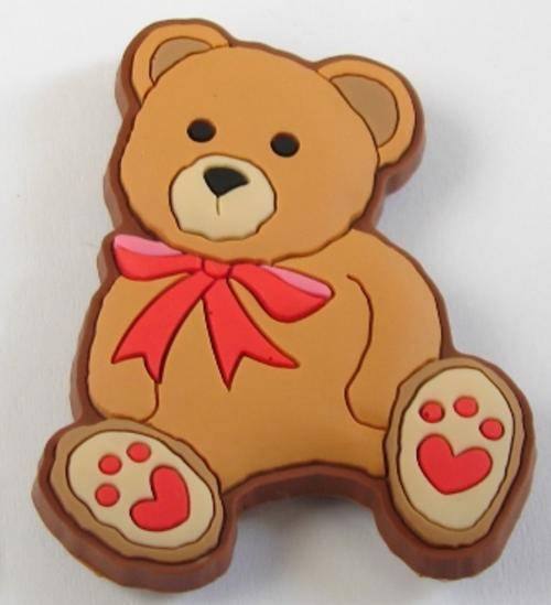 Teddy Bear Fridge Magnet - Brown