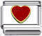 NEW Italian Charm Links - Red Heart