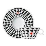 Ritzenhoff Tea Set - Black Heart Design