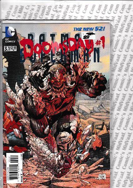 BATMAN/SUPERMAN DOOMSDAY #1 - THE NEW 52! # 3.1 STANDARD VARIANT COVERMINT