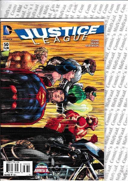JUSTICE LEAGUE # 50 VARIANT COVER - MINT