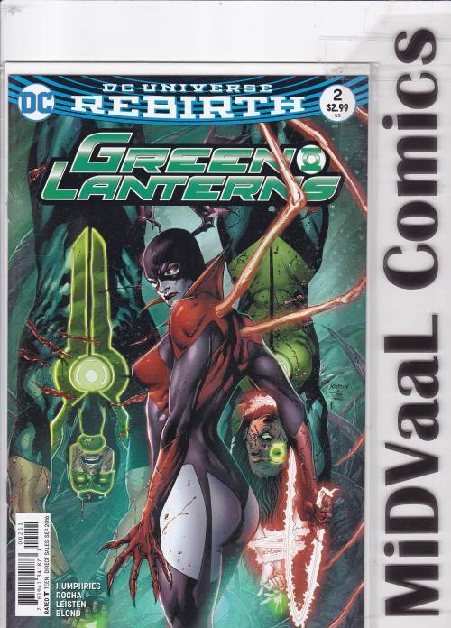 DC UNIVERSE REBIRTH GREEN LANTERN # 2 MINT