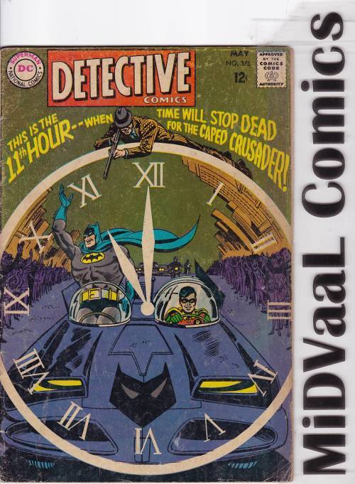 Detective Comics Issue # 375 May '68 CONDT GOOD  Synopsis for "The Frigid Finger of Fate!"
