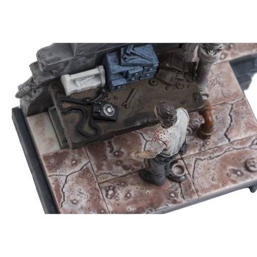 McFarlane Toys Construction Sets, The Walking Dead TV Prison Boiler Room, Play Set  Buildable Prison