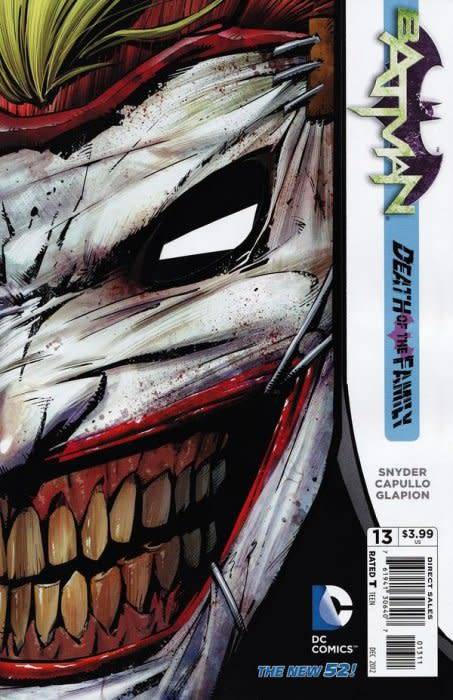 Batman Issue # 13 Joker Pt.1  "Knock, Knock"  DEATH OF THE FAMILY BEGINS.