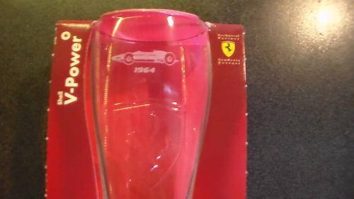 SHELL V-POWER FERRARI COLLECTORS GLASS-1964 CHAMPION CAR