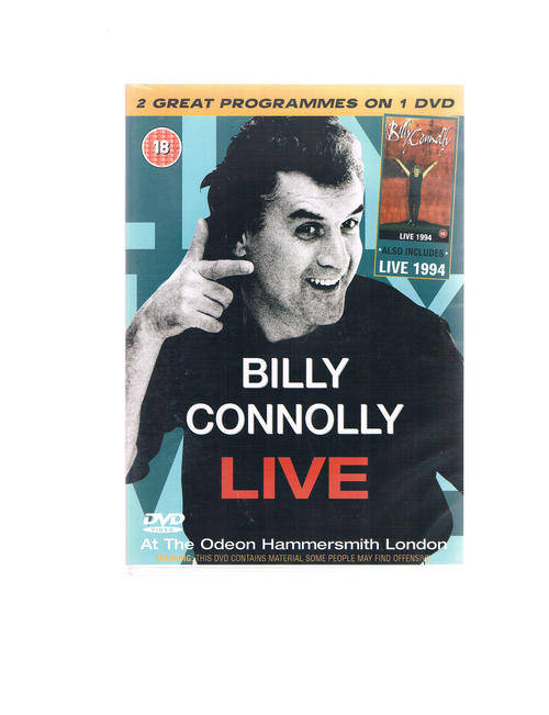 BILLY CONNOLLY - LIVE DVD - NEAR MINT